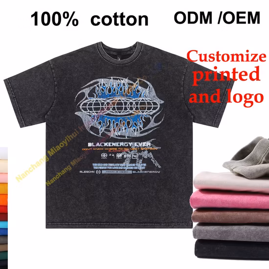 Wholesale Oversized Bulk Custom Logo Graphic Printing Mens Blank Plain Men Cotton T Shirt